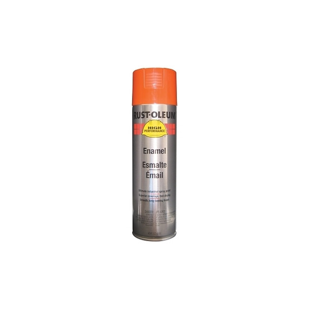 High Performance V2100 System Enamel Spray Paint, 15 oz, Equipment Orange, Gloss Finish Pack of 6