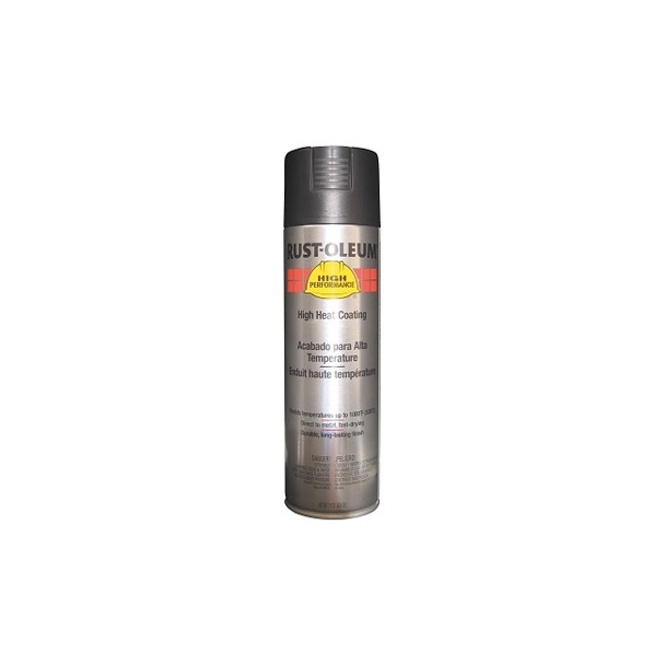 High Performance V2100 System High Heat Coating Aerosols, 15 oz, Black Pack of 6