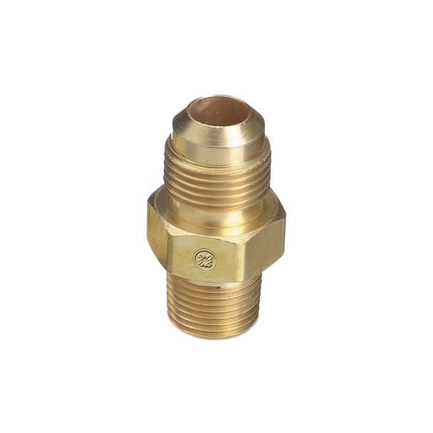 Brass SAE Flare Tubing Connection, Adapter, 500 PSIG, CGA-295 to 3/8 in NPT(M)