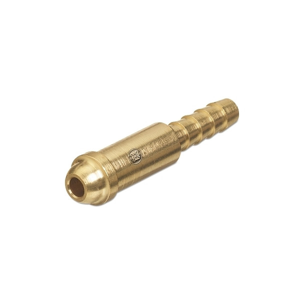 Inert Arc Nipple, 200 PSIG, Brass, 2-7/32 in, 3/8 in Hose ID