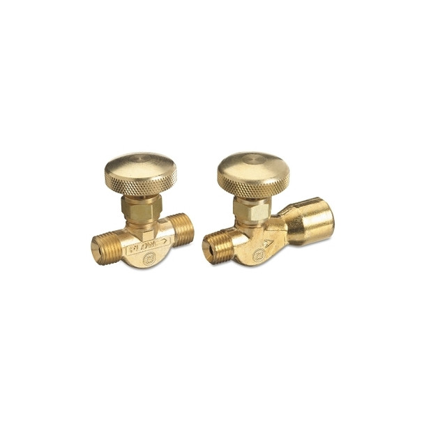 Non-Corrosive Gas Flow Valves, 200 PSIG, Acetylene/Fuel Gas, 9/16" - 18 LH(M)