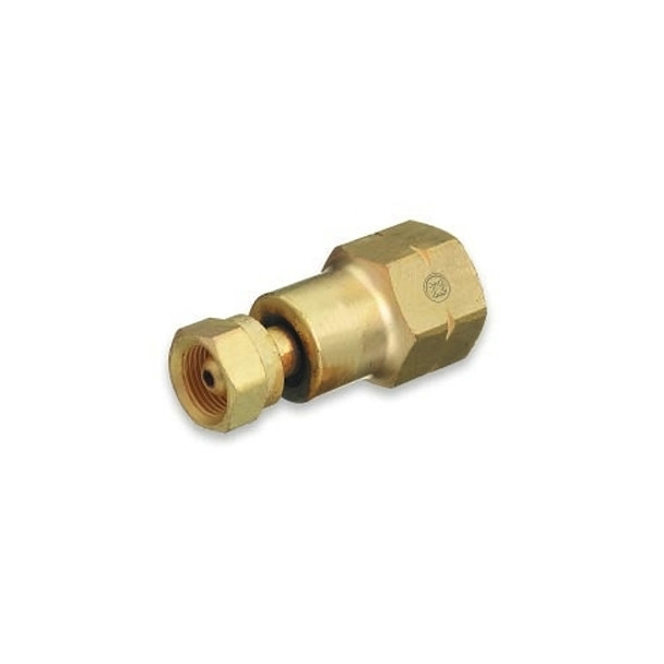 Brass Cylinder Adaptors, From CGA-200 MC Acetylene To CGA-510 POL Acetylene