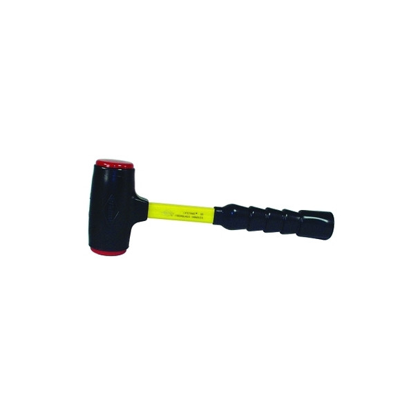 Extreme Power Drive Dead-Blow Hammers, 2 lb Head, 13 3/4 in Handle, Yellow