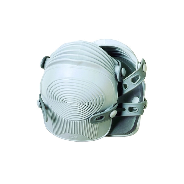 Ultraflex® Non-Skid Knee Pads, Synthetic Rubber Straps, Light Gray