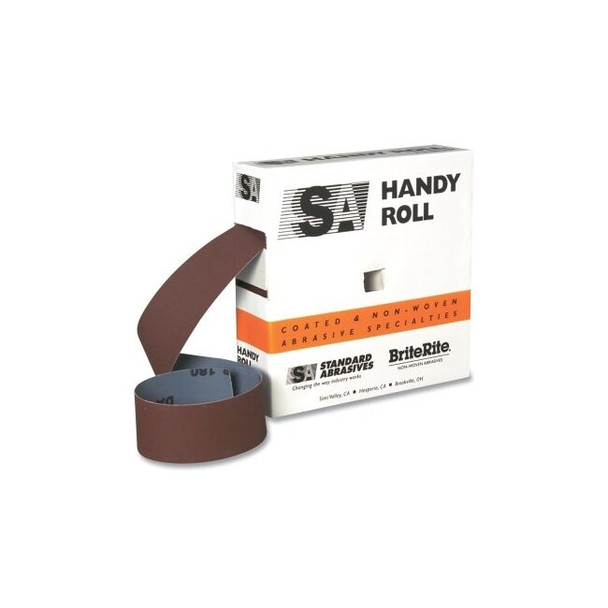 Aluminum Oxide Handy Roll, P80 Grit, Medium, Aluminum Oxide