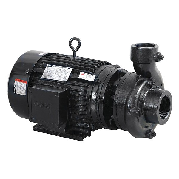 Dayton Centrifugal Pump,3 Ph, 230/460VAC 55JJ58