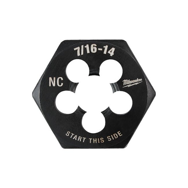 Milwaukee Tool Hex Threading Die, 7/16"-14, UNC 49-57-5355