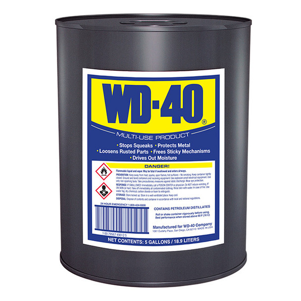 WD-40® Bulk Liquid (CARB Compliant), 5 gal Pail, 1/Each