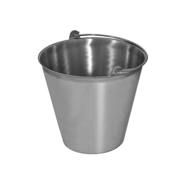 Sani-Lav Pail,16 qt,Stainless Steel P16