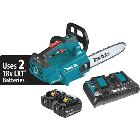 14 in L Cordless Battery-Powered Chainsaw Kit, 18 V, 5.0Ah, Battery Included