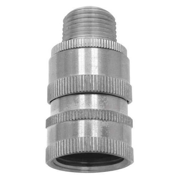 Sani-Lav Hose Adapter, Stainless Steel, 3/4 in. FNPT Inlet N23S