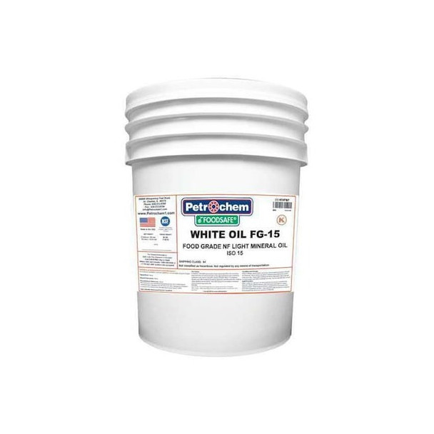 Petrochem 5 gal Pail, Hydraulic Oil, 15 ISO Viscosity, 5W SAE WO FG-15-005