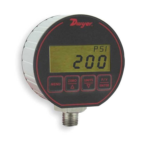 Dwyer Instruments Transducer with Display,0 to 100 Psi DPG-205