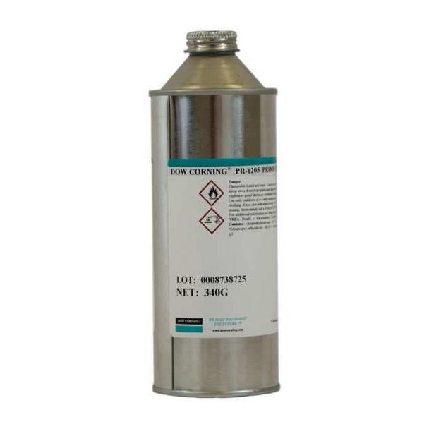Dowsil Primer, 12.1 oz, Can, Clear, Toluene Base, PR-1205 Series 4094807