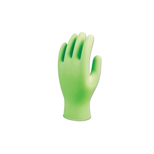 7705PFT Disposable Nitrile Gloves, Powder Free, 4 mil, X-Large,  Fluorescent Green