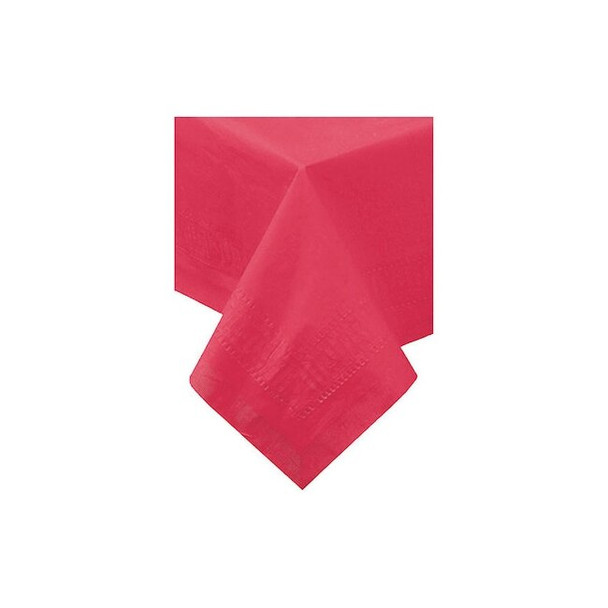 Hoffmaster Tablecover, Red, 82"x82", PK25 220561