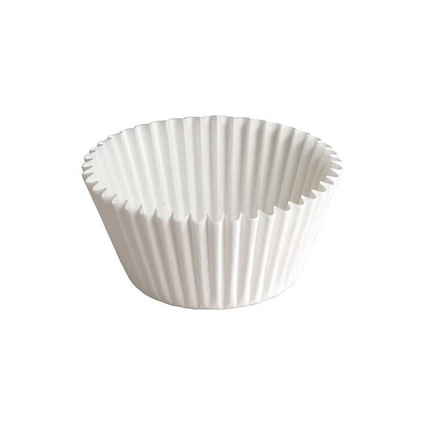 Hoffmaster Fluted Bake Cup,5-1/2",White,PK500 610060