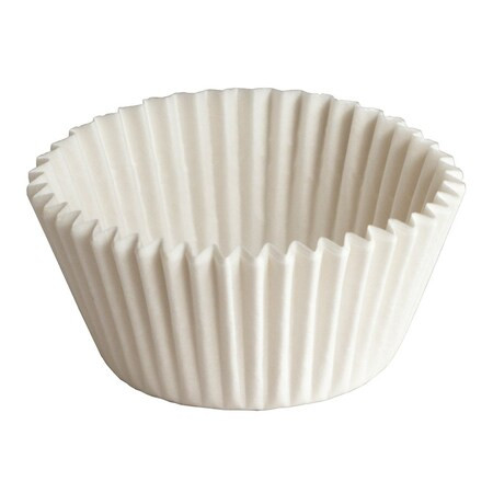 Hoffmaster Fluted Bake Cup,3",White,PK500 610079
