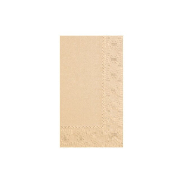 Hoffmaster Dinner Napkin,Beige,2 Ply,1/8 Fold,PK125 180543