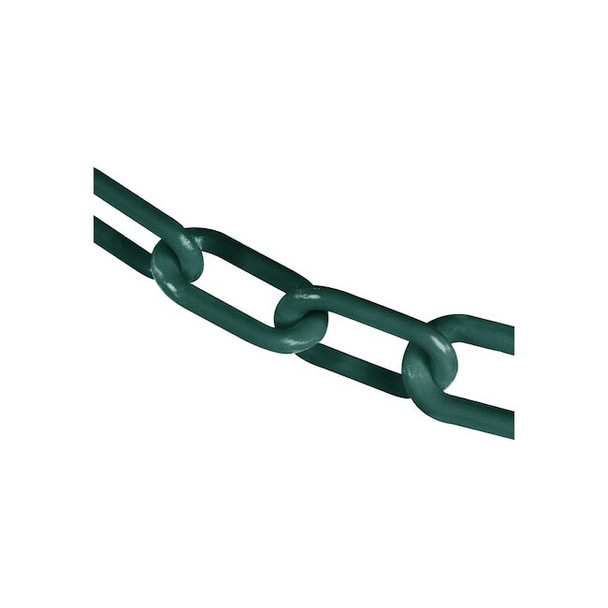Mr. Chain 3" x 25' Evergreen Plastic Safety Chain 80054-25