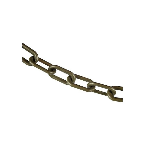 Mr. Chain 2" x 300' Khaki Gold Plastic Safety Chain 50007-300