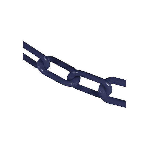 Mr. Chain 3" x 300' Cobalt Blue Plastic Safety Chain 80066-300