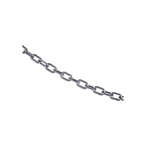 Mr. Chain 3/4" x 25' Silver Plastic Safety Chain 00008-25