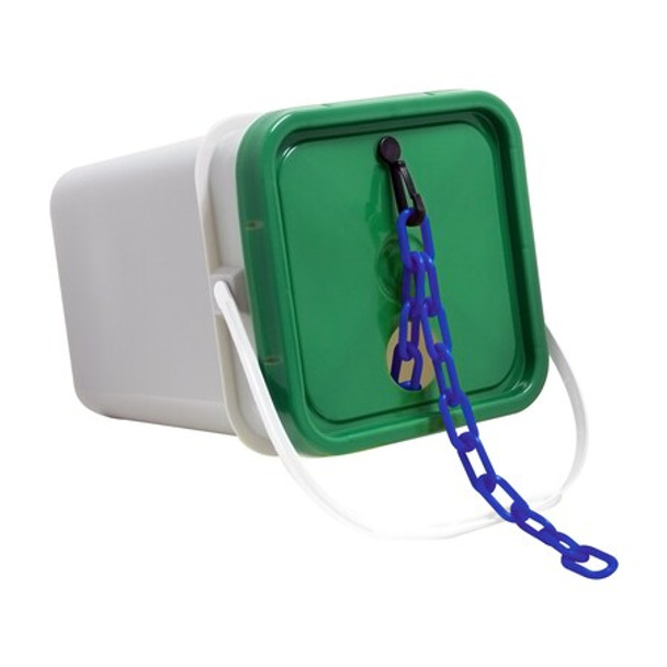 Mr. Chain Blue Plastic Chain Pail 2"(#8,51 mm)x2 50006-P Mr. Chain Blue Plastic Chain Pail 2"(#8,51 mm)x2 50006-P