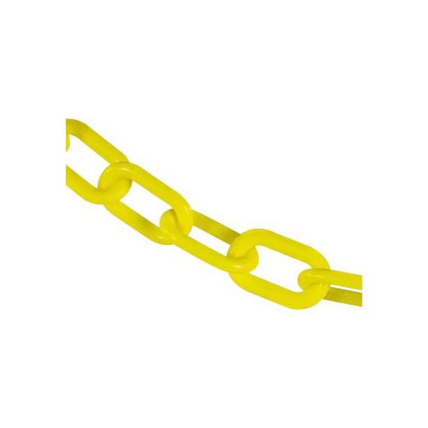 Mr. Chain 2" x 200' Yellow Heavy Duty Plastic Safety Chain 51002-200
