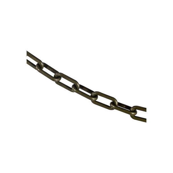 Mr. Chain 1.5" x 50' Khaki Gold Plastic Safety Chain 30007-50