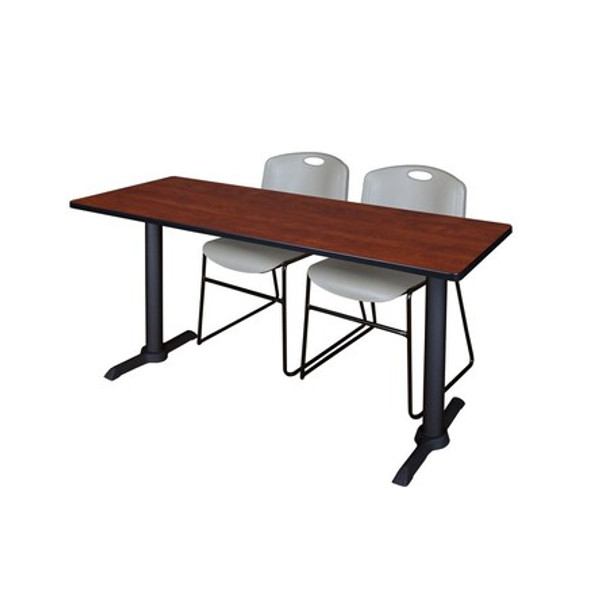 Cain Cain,60"x24",Training Table,2 Zeng Chrs MTRCT6024CH44GY