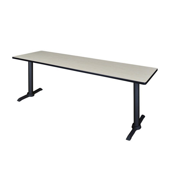 Cain Cain Training Tables, 84 W, 24 L, 29 H, Wood, Metal Top, Maple MTRCT8424PL
