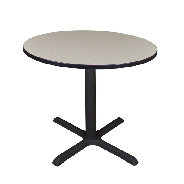 Cain Cain Square & Round Tables, Wood, Metal Top, Maple TB36RNDPL