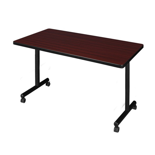Kobe Rectangle Training Table, 42" W, 29" H, Laminate Top, Mahogany MKTRCC4230MH