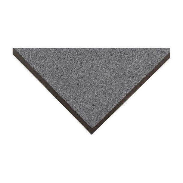 Entrance Mat, Olefin, 1/4 in Thick, Blue, 3 ft W x 5 ft L