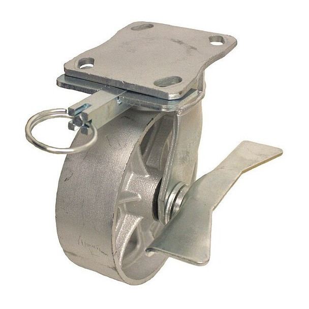 Manufacturer Varies Plate Caster,1400 lb. Ld Rating,Roller P25S-C080R-14-CB-DL