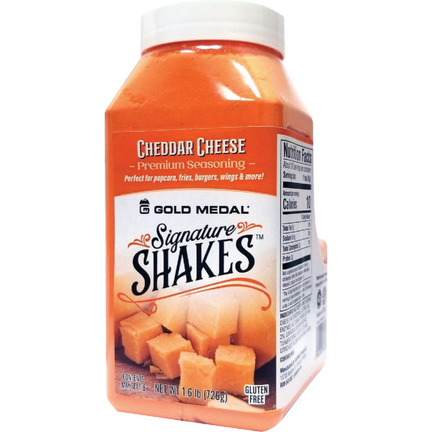 Gold Medal Signature Shakes 18 Oz. Cheddar Cheese Seasoning 2366S