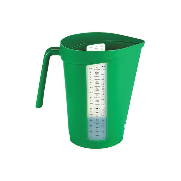 Vikan Measuring Cup,2 qt.,Polypropylene,Green 60002