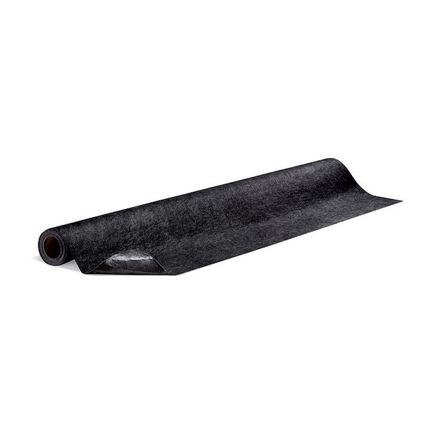 Sorbent Roll, 3 gal, 6 ft x 10 ft, Universal, Black, Polypropylene