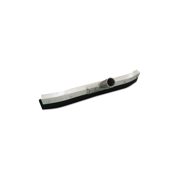 Non-Sparking Floor and Driveway Squeegee, Curved with Tapered Handle Socket, 36 in, Neoprene, Frame Only