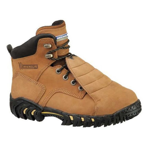 Michelin Men's Work Boot, 11 W, Steel Toe, 6 in H, Brown, XPX761 XPX761