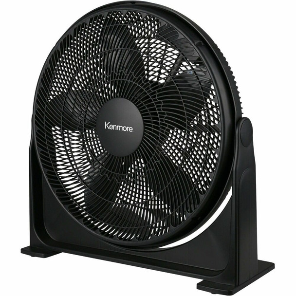 Kenmore 20" Circular Fan - 3 Speed - Quiet Operation - Black