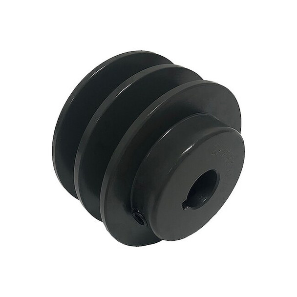 Manufacturer Varies V-Belt Pulley, Cast Iron, Fixed 2AK34X3/4