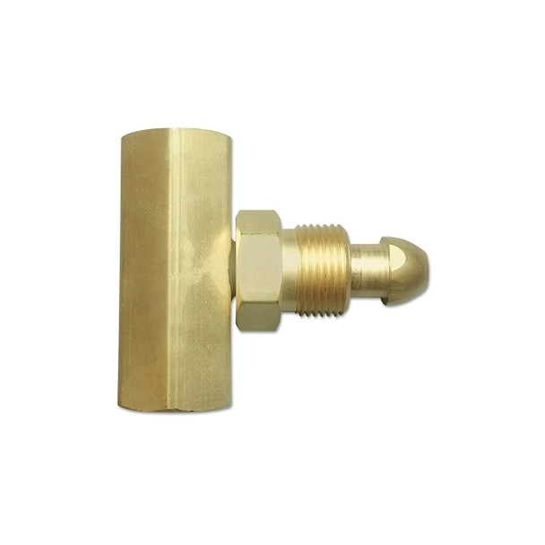 Manifold Coupler Tee, Coupler without Check Valve, 3000 psig, Brass