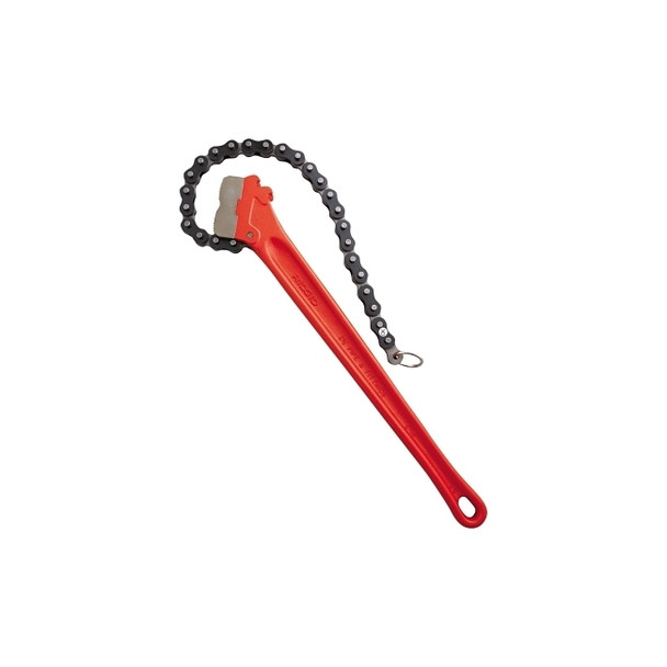 Chain Wrench, 2-1/2 in to 5 in Opening, 20-1/4 in Chain, 18 in OAL