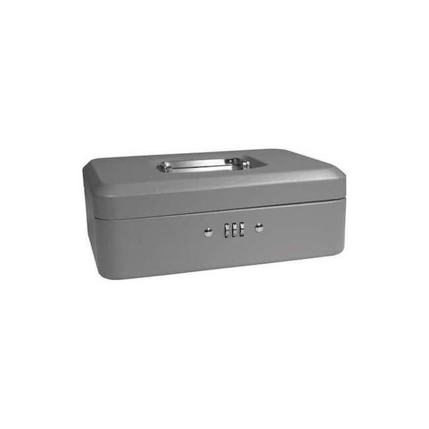 Barska CashBox,Gray,Steel,3-1/2inH,7-1/8inW CB11786