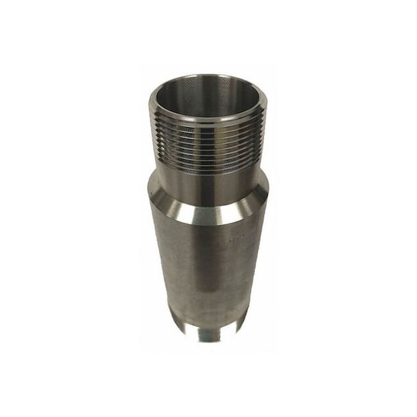 1 in x 1/2 in 304/304L Stainless Steel Threaded Swage Nipple Schedule 40