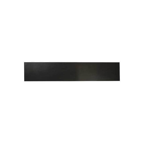 1/16" Comm. Grade Buna-N Rubber Strip, 4"x36", Black, 50A