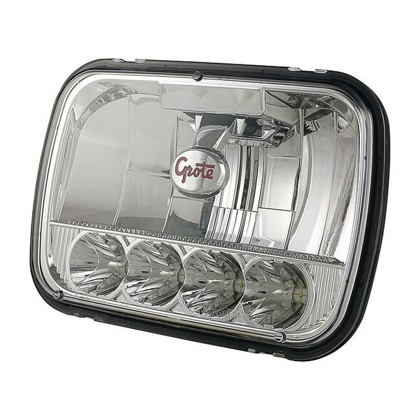 Grote SealedBeam Headlight,361 lm,886 lm,Squar 90951-5