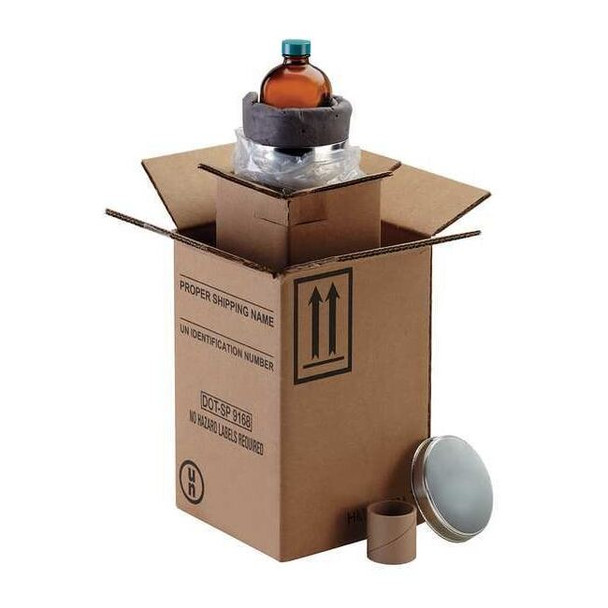 Berlin HazardousMaterialShippingKit,8oz,PK4 HMS-6656M